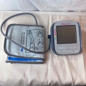 Walgreens Deluxe Arm Blood Pressure Monitor WGNBPA-230 UltraSoft Cuff 2 Works